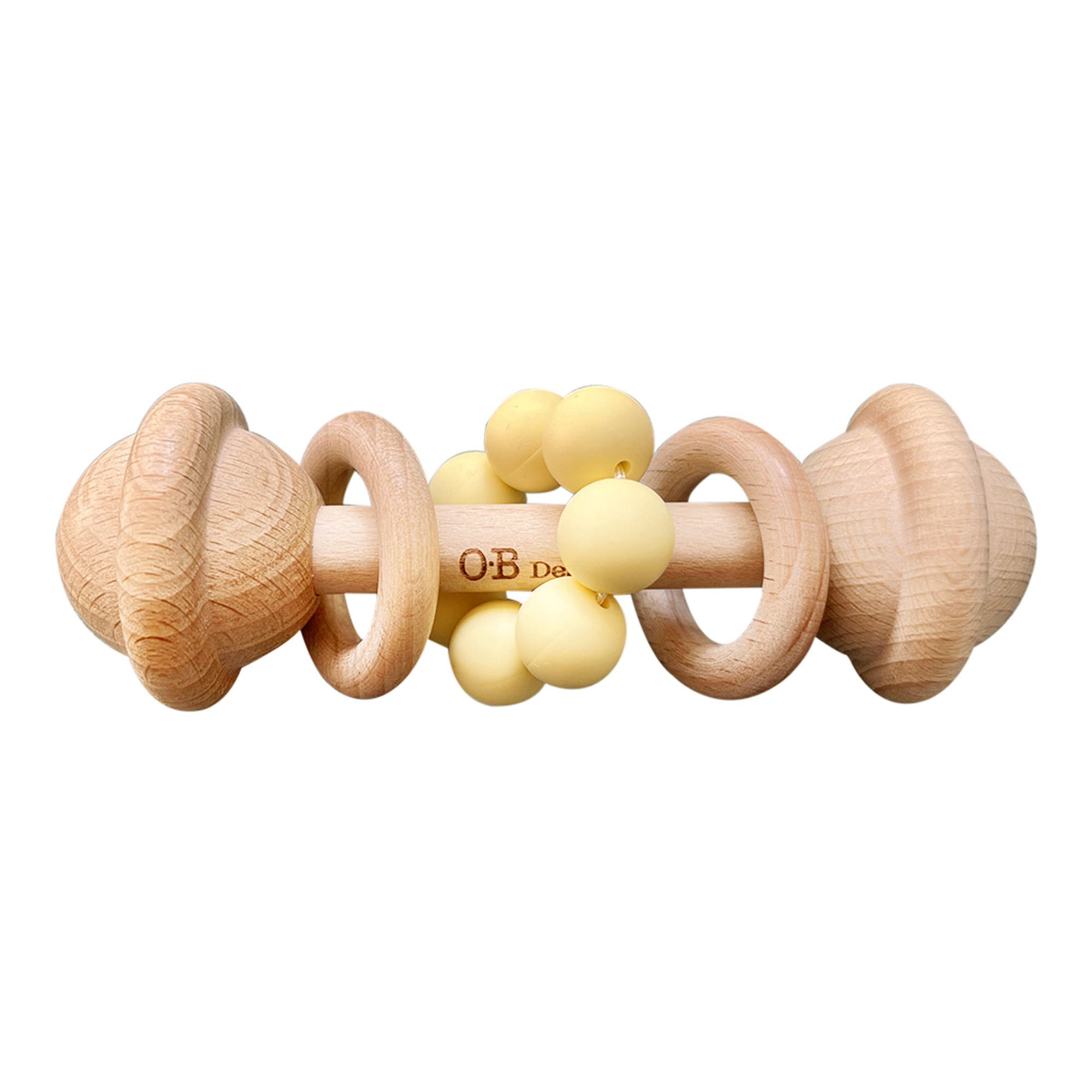 OB Designs Wooden Rattle - Lemon » Coastal Kids Dunsborough : Coastal 