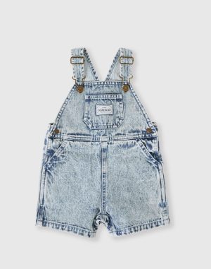 Burton Vintage Washed Denim Overalls