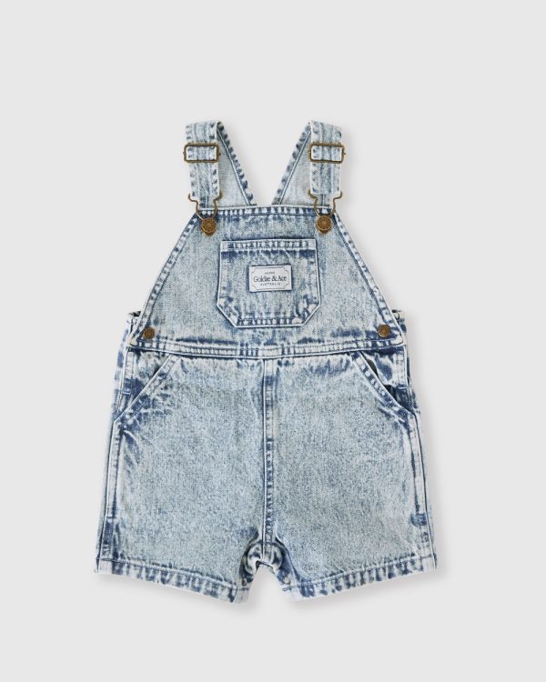 Burton Vintage Washed Denim Overalls