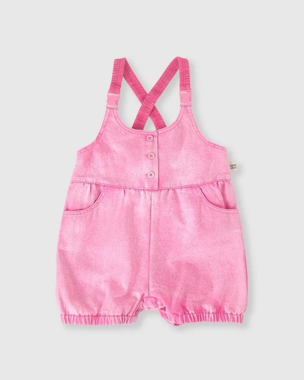 Cindy Denim Bubble Overalls