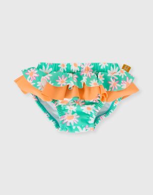 Daisy Patch Frill Waist Swim Nappy