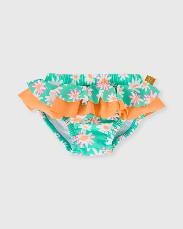 Daisy Patch Frill Waist Swim Nappy