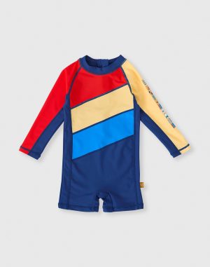 Nautical Flag Short Leg Swimsuit