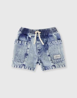 Noah Denim Pocket Shorts | Light Denim