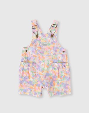 Pastel Bouquet James Pocket Overalls