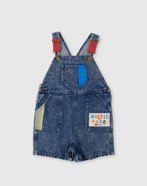 Primary Pop Burton Denim Overalls