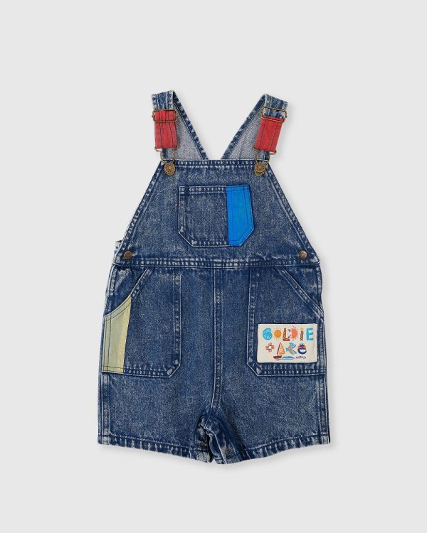 Primary Pop Burton Denim Overalls