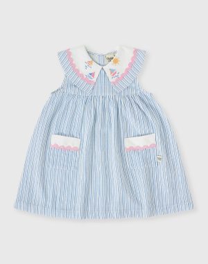 Sailor Stripe Lucy Collared Dress