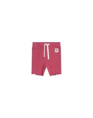 Cherry Rib Bike Shortie