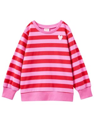 Cherry Stripe Sweat