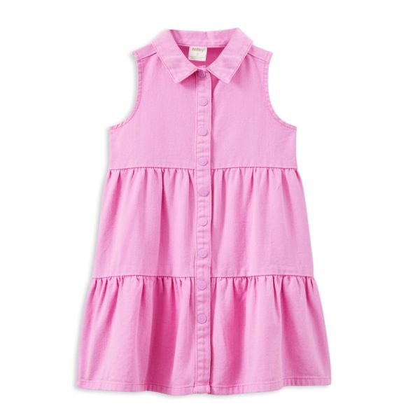 Pink Twill Dress