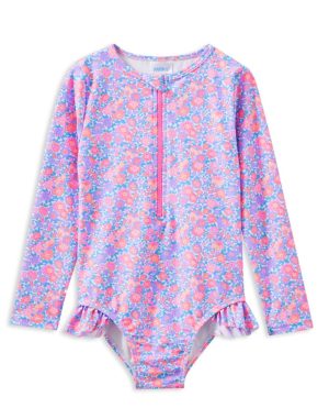 Pretty Posy Long Sleeve Swimsuit
