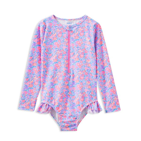 Pretty Posy Long Sleeve Swimsuit