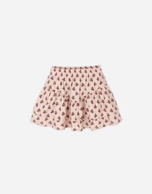 Tiered Mini Skirt | Blush Fleur
